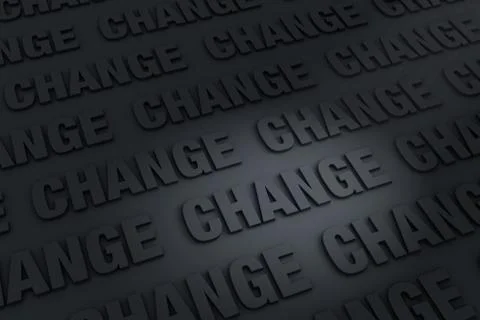 Dark Background of Change Stock Illustration