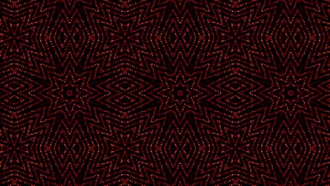 On a dark background, a changing shiny red pattern. Abstract animated background Stock Footage 327213718