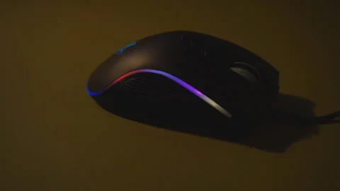The dark background of a Computer Mouse Removed . Video stock 97274006