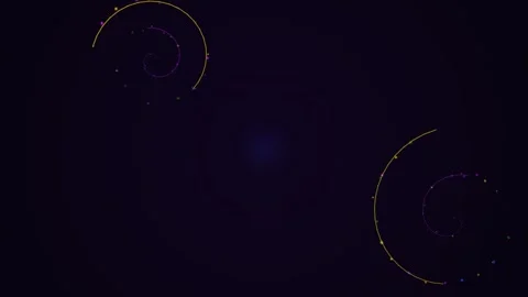 Dark Background with Crescent Shapes Moving. Stock Footage 328505495