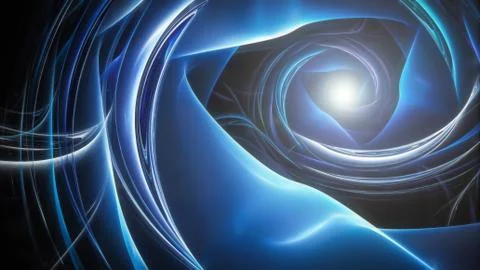 Dark background with deep bright light Stock Illustration