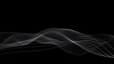 Dark background with dynamic light lines. Background in 4k Video stock 330592850