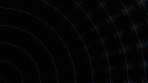 Dark background with faint concentric circles Stock Illustration