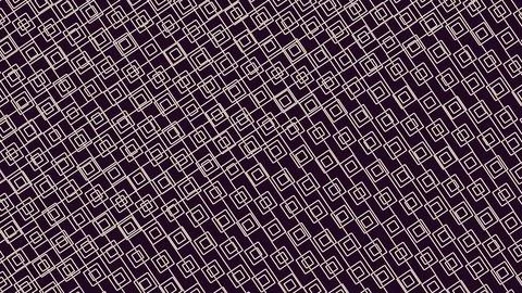 Dark background features a dense diagonal grid of light beige square outlines Stock Illustration