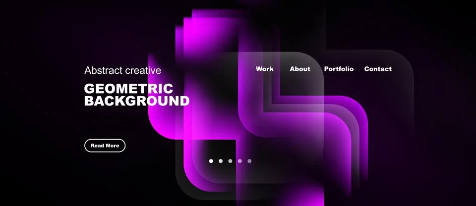 Dark background features vibrant pink geometric shapes. Text elements include イラスト素材