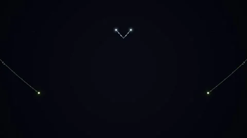A dark background filled with stars in motion, creating a beautiful celesti.. Stock Footage 328885322