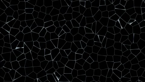 Dark background with geometric patterns in a mosaic design Stock Footage 338991639