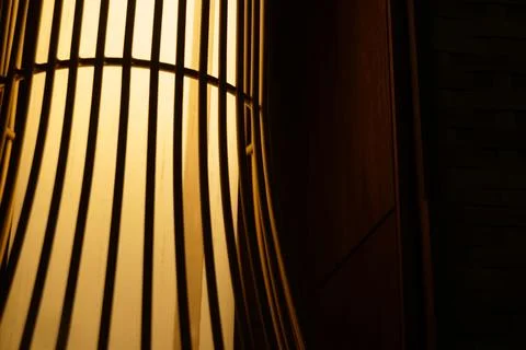 Dark background with glowing lights Stock Photos