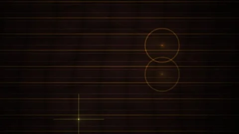 Dark background with glowing lines circle. Stock Footage 340004119