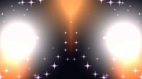 A dark background with glowing star shapes and colors Stock-Footage 330075820