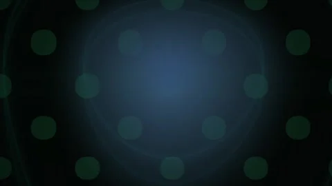 Dark Background With Green Dots Patterns. Stock Footage 340004417