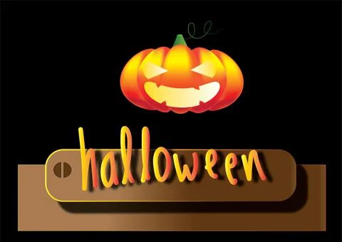 Dark background of halloween 库存插图