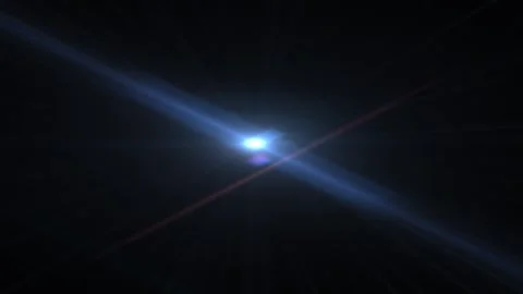 Dark background highlights intense blue illumination Stock-Footage 345448863