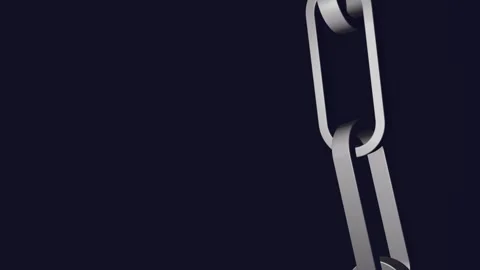 Dark background with metal chain Stock Footage 315051669
