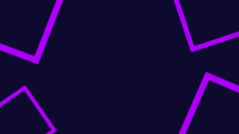 Dark background with neon purple geometric lines, futuristic abstract desig.. Stock Footage 320185932