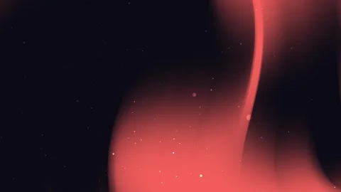 Dark background, orange glow, white dots, curved line. Vidéo 287983159