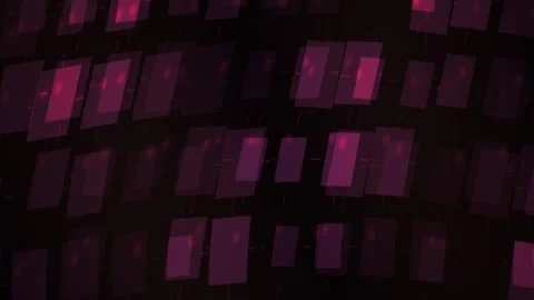 Dark background with pink squares pattern. Stock Footage 340005098