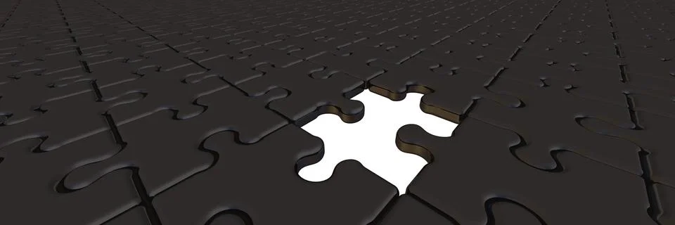 Dark background of puzzle elements 库存插图