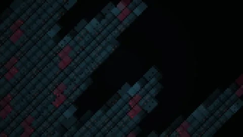 Dark background with red and blue squares. Stock Footage 334685884