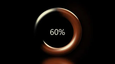 Dark background with red shades.Motion.Loading as a percentage running along the Stockillustratie