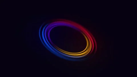 Dark background rotating circle hole Stock Footage 277774061