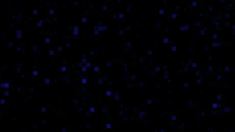 Dark background with scattered blue digital blocks. Blue digital blocks for.. Stock Footage 337816222