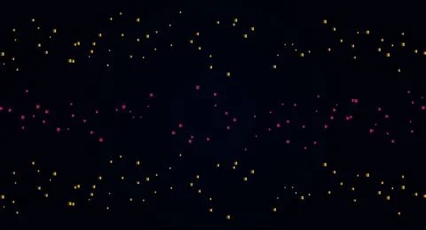 Dark background with scattered small colorful bokeh lights colorful backgroun 스톡 일러스트