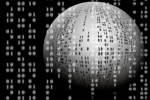 Dark background of science and technology Stock Photos