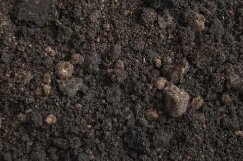 Dark background with soil texture Stock Photos