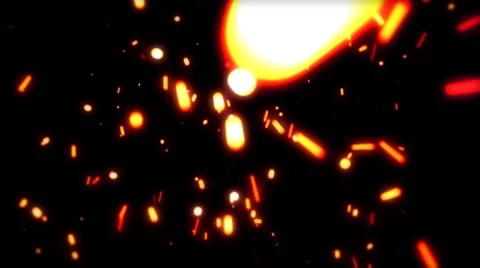 Dark Background with Sparks Video stock 67740461