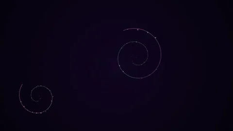Dark Background with Spiral Shapes. Video stock 329290571