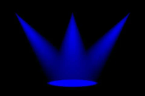 Dark background with spotlights Stock Illustration