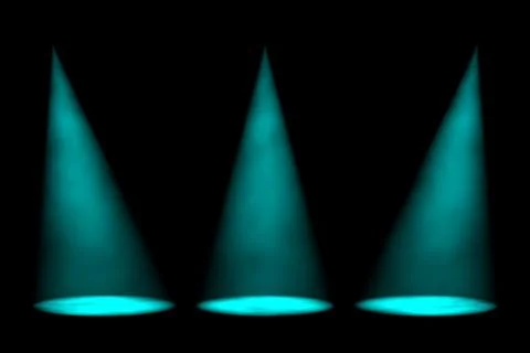 Dark background with spotlights Stock Illustration
