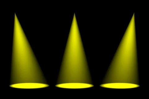 Dark background with spotlights Stock Illustration