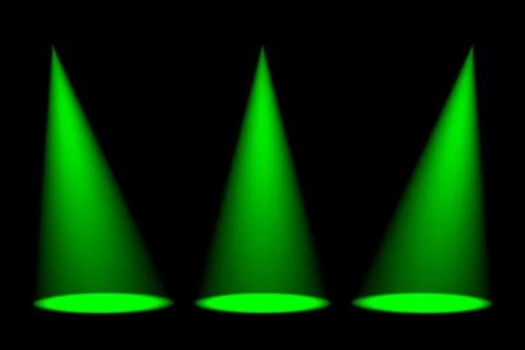 Dark background with spotlights Stock Illustration