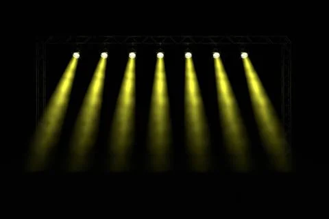Dark background with spotlights Stock Illustration