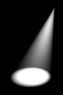 Dark background with spotlights Stock Illustration