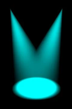 Dark background with spotlights Stock Illustration
