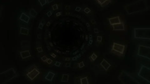 Dark background with square patterns. Stock Footage 340005990