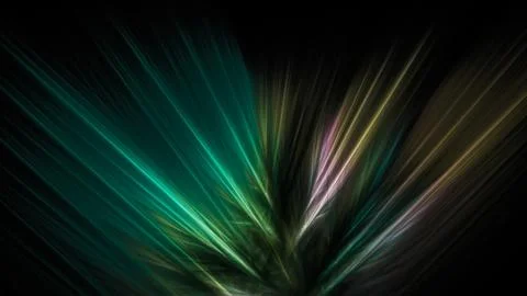 Dark background with straight colored lines Stock Illustration