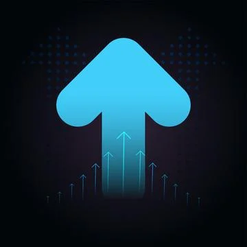 The dark background with subtle grid patterns enhances the modern, high-tec.. Stock Illustration