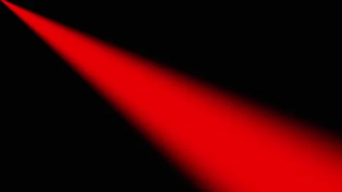 Dark background with vibrant red spotlight beam cutting through the darkness Stock-Footage 315186207
