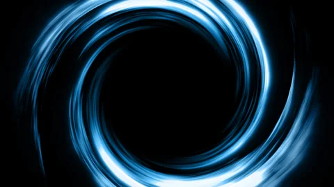 On a dark background, a whirlwind of white and blue, in the center of the free Stock Footage 271505722