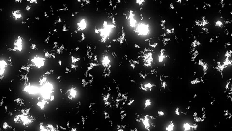 Dark background with white glowing light, chaotic. Stock Footage 277203727