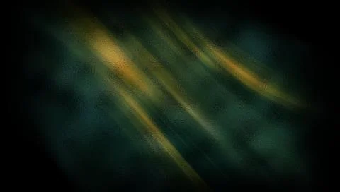 Dark background with yellow and green light streaks Иллюстрация