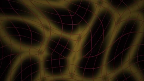 Dark Background with Yellow Web Patterns. Stock Footage 335351370