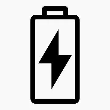 Dark battery Stock Illustration