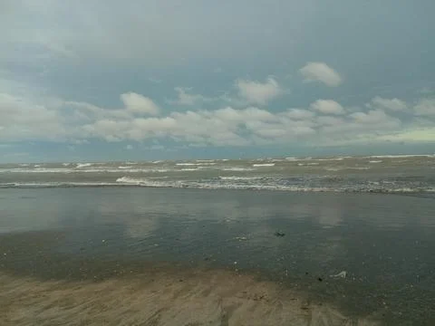 Dark Beach View Stock Photos