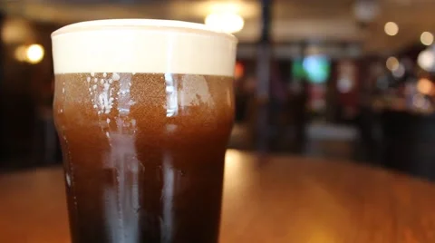 Dark Beer Stock Footage 61864910