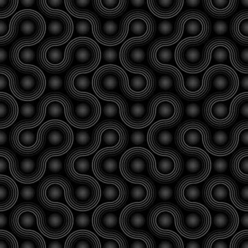 Dark Biotechnology Pattern. Neutral Seamless Bacterial Cells Wallpaper Patter Stock Illustration